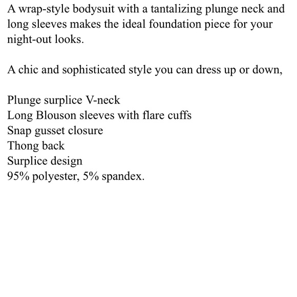 NWT, n:philanthropy, women’s Dean Bodysuit - Picture 5 of 7